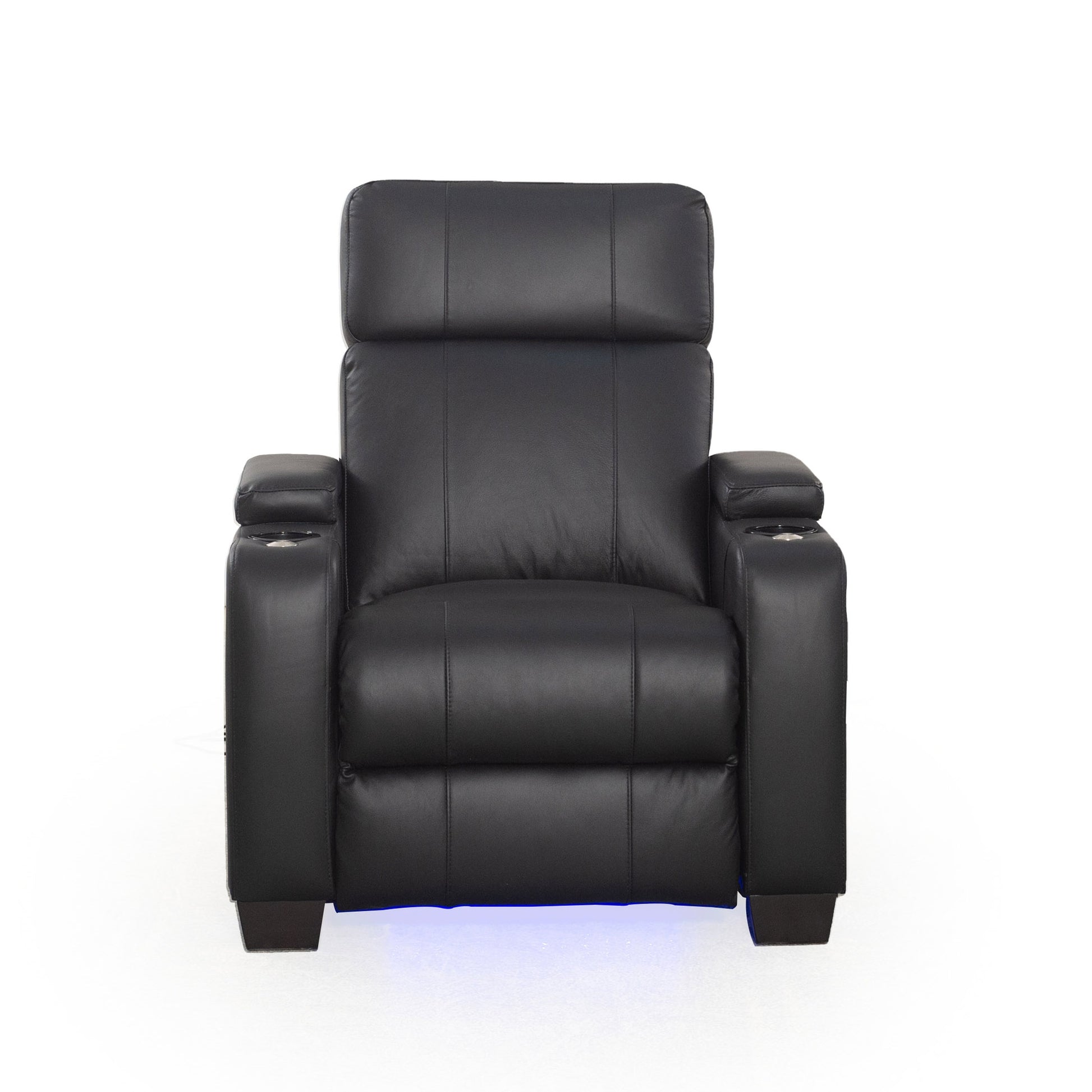 RowOne Kingsley C101K Single Cinema Chair - Shown with light
