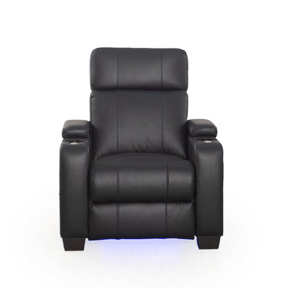 RowOne Kingsley C101K Single Cinema Chair - Shown with light