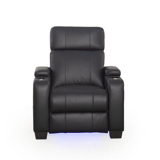 RowOne Kingsley C101K Single Cinema Chair - Shown with light