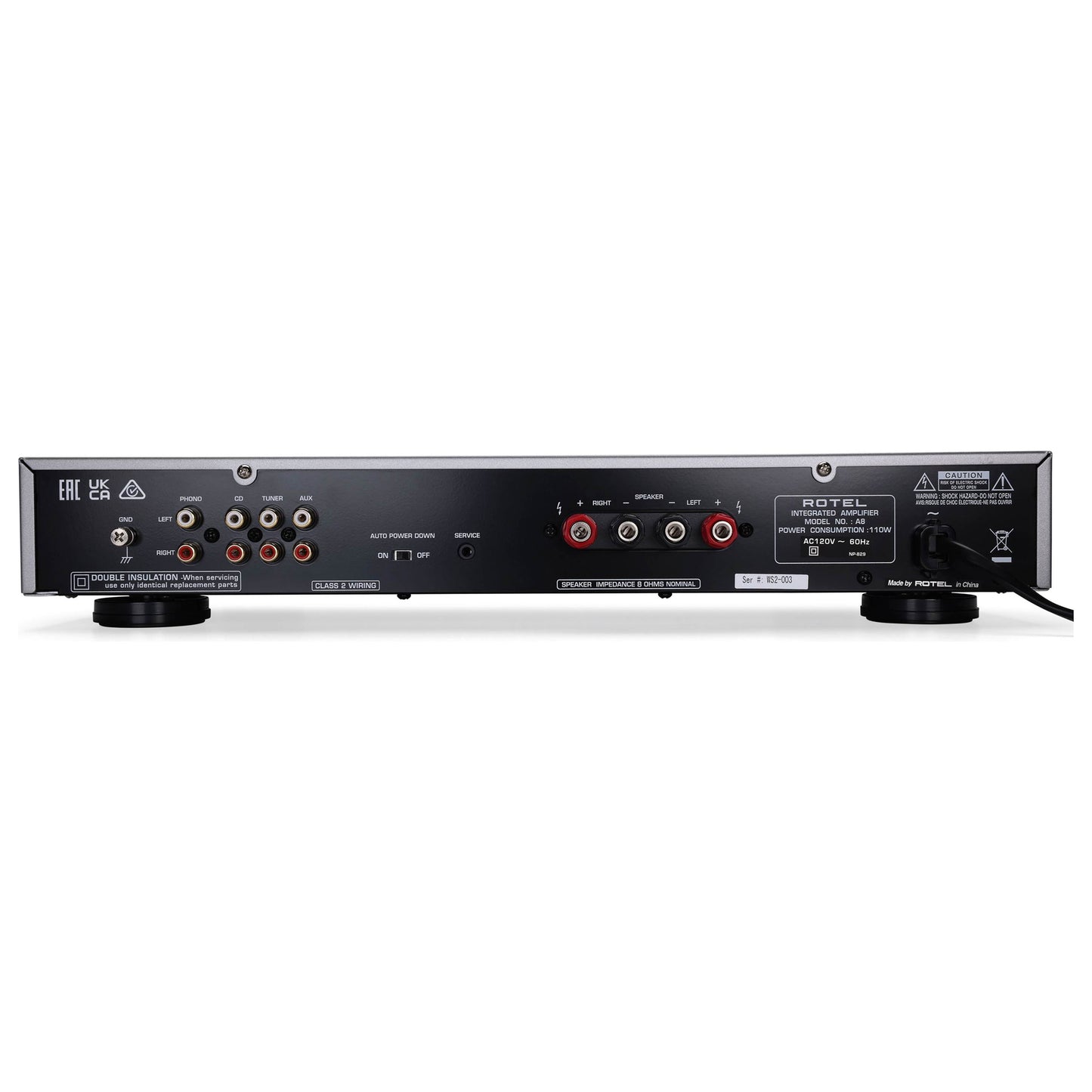 Rotel A8 Stereo Integrated Amplifier