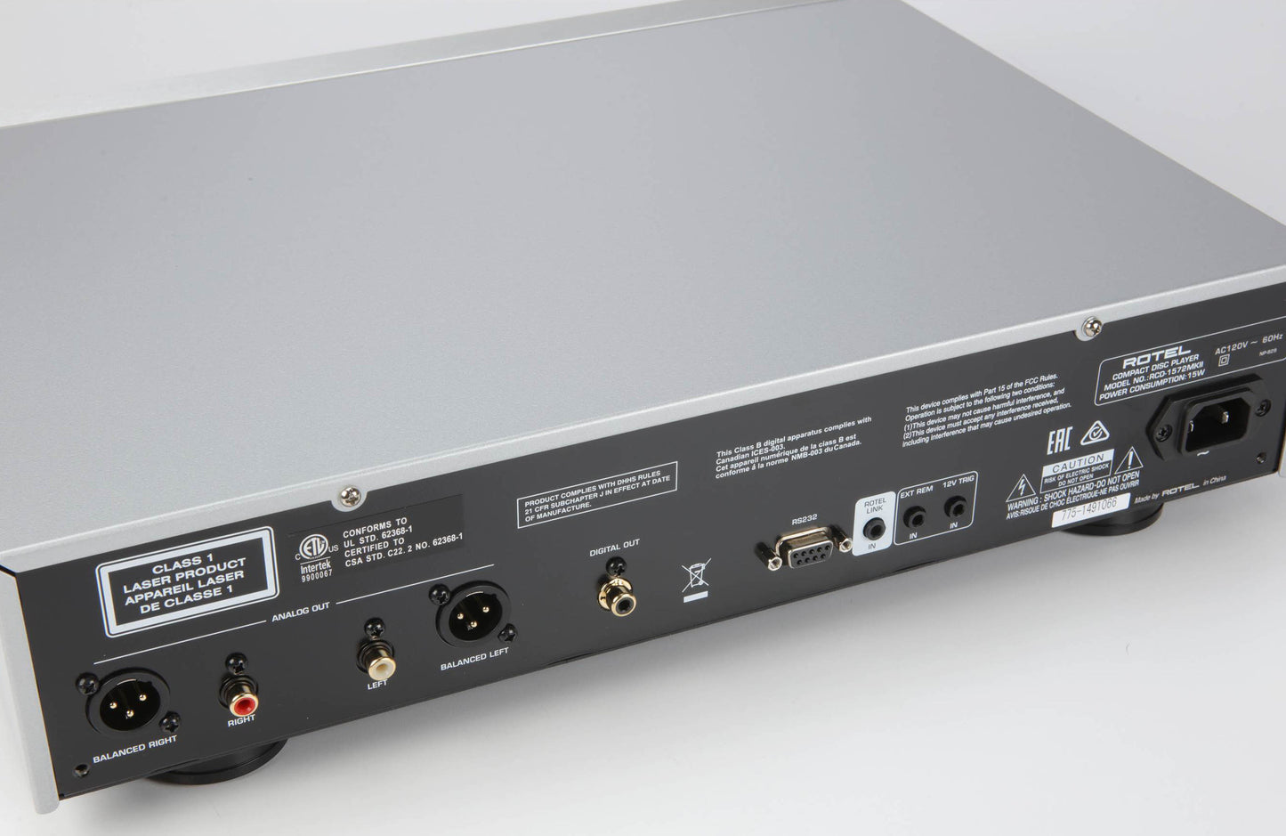 Rotel RCD-1572 MKII CD Player