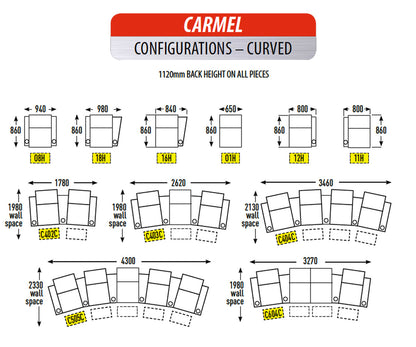 RowOne Carmel C102C 2-Seater Cinema Chairs