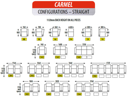 RowOne Carmel C102C 2-Seater Cinema Chairs
