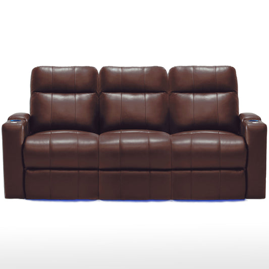 RowOne Prestige C103PB 3-Seater Cinema Chair (Brown)