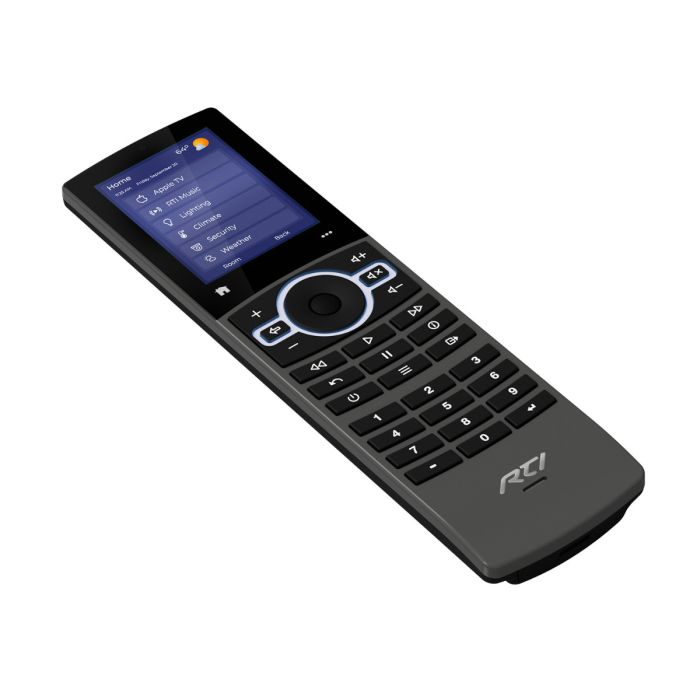 Top view of RTI ISR-2 Remote Control on white background