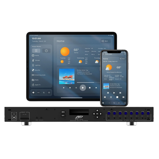 RTI XP-8v Home Automation Pack on a white background - Phone and tablet not included