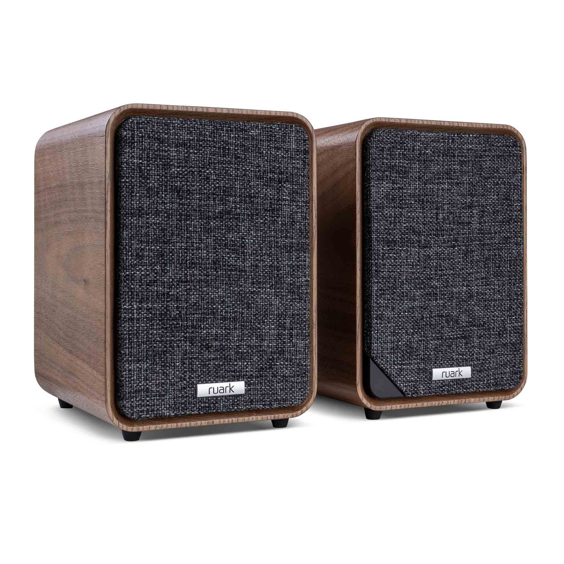 Ruark Audio MR1 MK3 Bluetooth Desktop Speakers in walnut