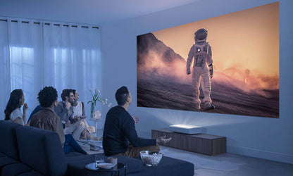 Samsung Premiere SP-LSP7 - Having friends over to watch the latest flick is pretty cool