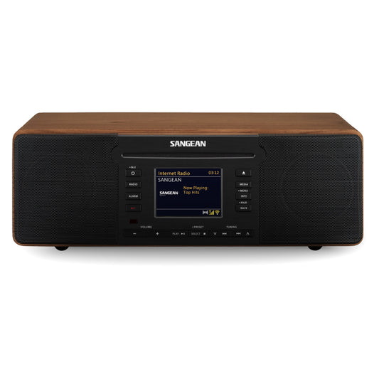 Front view of Sangean DDR-66BT TW Music System