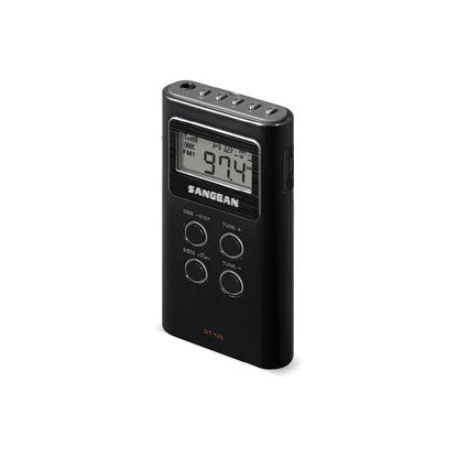 Black Sangean DT-120 AM/FM Stereo Pocket Radio