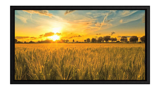 Screen Technics CinemaSnap Microperforated White 150" 16:9 Projector Screen - (Simulated Image).