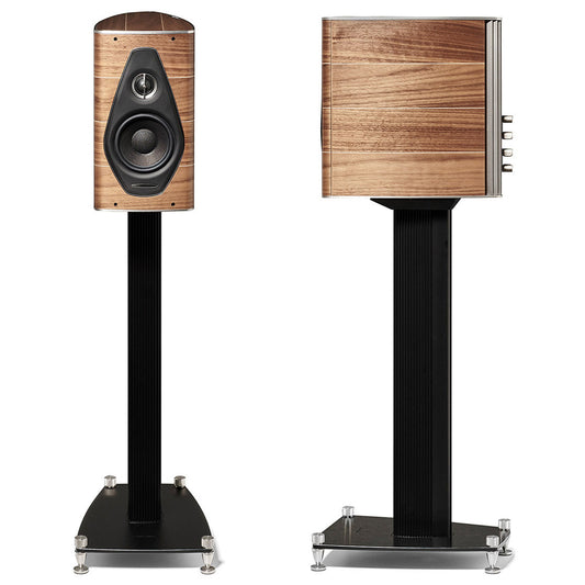 Nova 1 Speakers & Stands (Stands sold separately) - Walnut