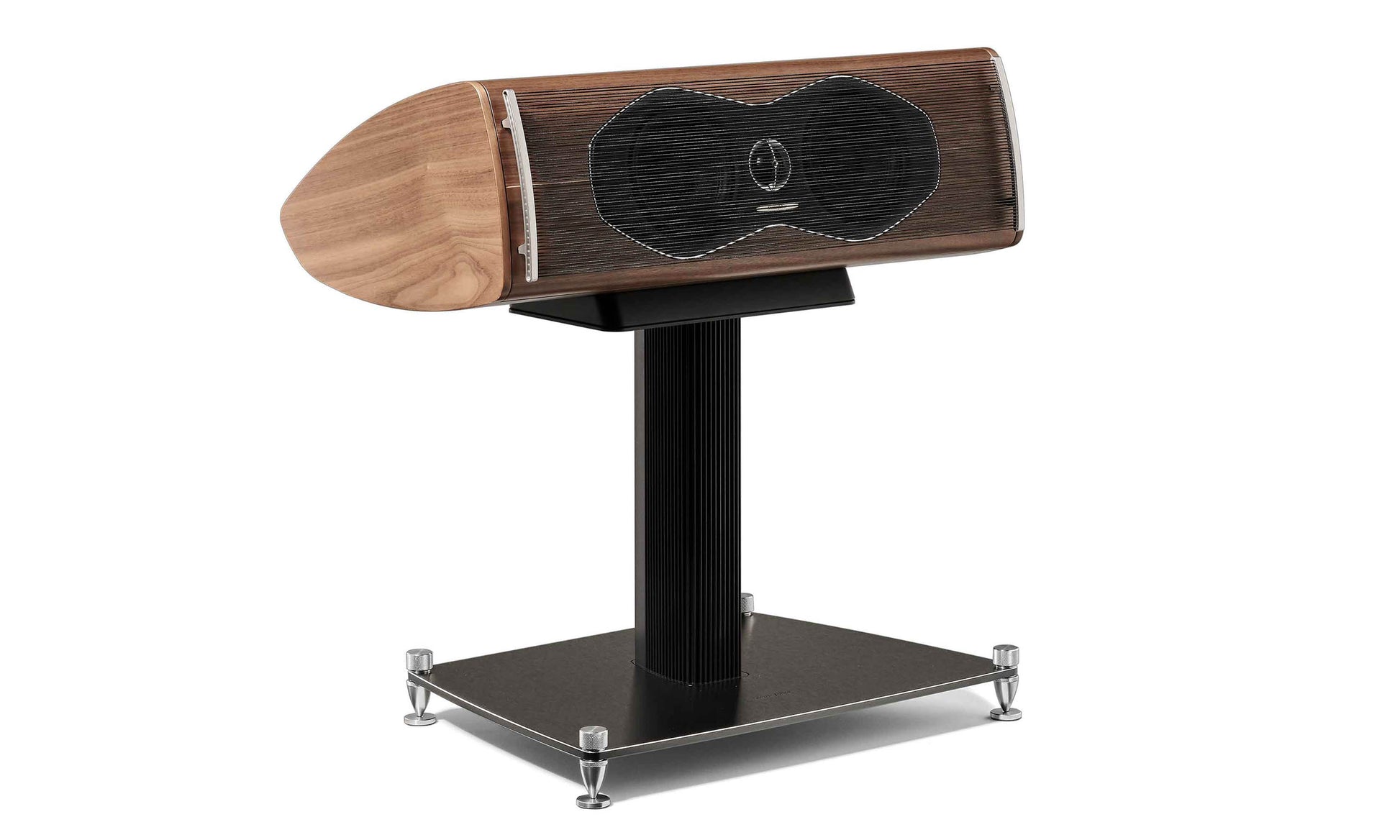 Sonus faber Olympica Nova Centre Stand - Shown with Olympica Nova Centre I Walnut (available separately).