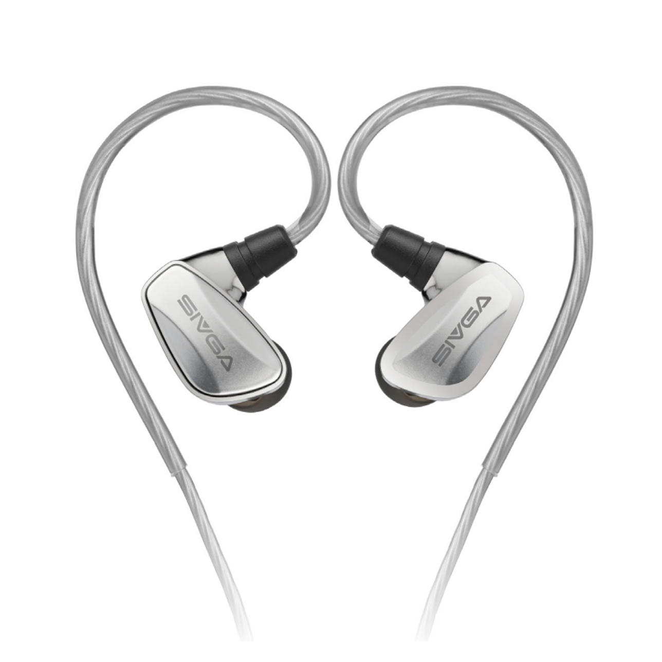 Sivga SM100 IEM Wired Headphones on white background