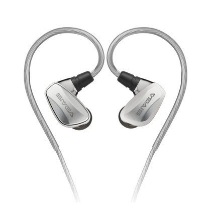 Sivga SM100 IEM Wired Headphones on white background