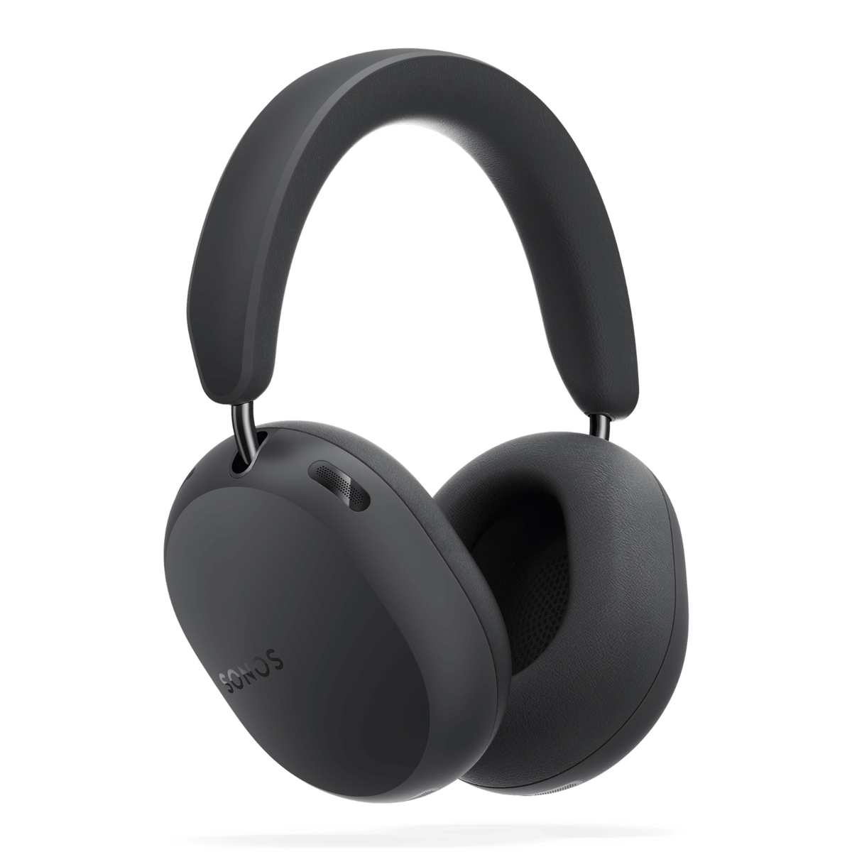 Black Sonos Ace Ultra Headphones on a white background