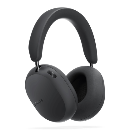 Black Sonos Ace Ultra Headphones on a white background