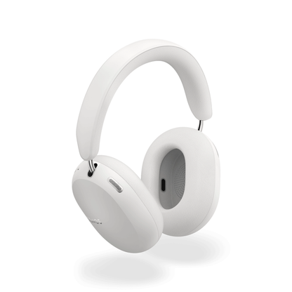 White pair of Sonos Ace Ultra Headphones on a white background