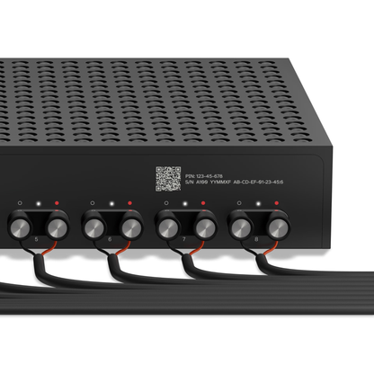 Close up of Sonos Amp Multi on white background