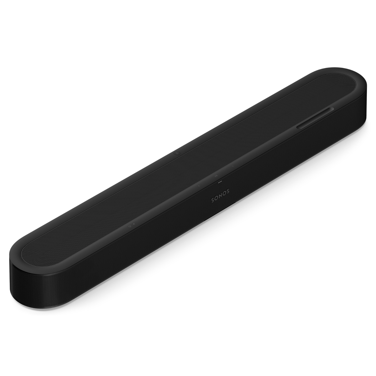 Top angle view of a black Sonos Beam Ultra Soundbar