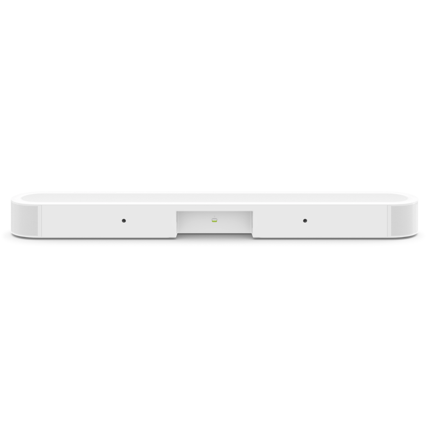 Back view of white Sonos Beam Ultra Soundbar