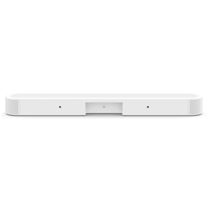 Back view of white Sonos Beam Ultra Soundbar