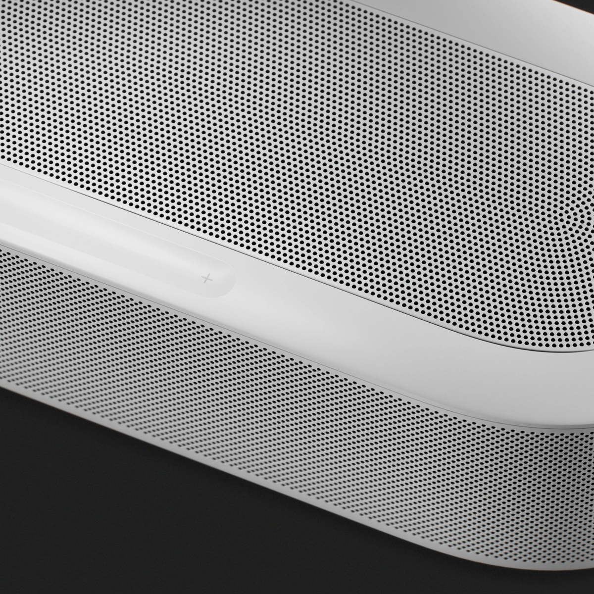 Top view of white Sonos Beam Ultra Soundbar