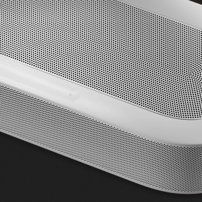 Top view of white Sonos Beam Ultra Soundbar