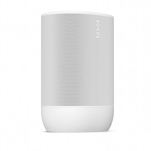 White angle view Sonos Move 2 Portable Wireless Speaker on white background
