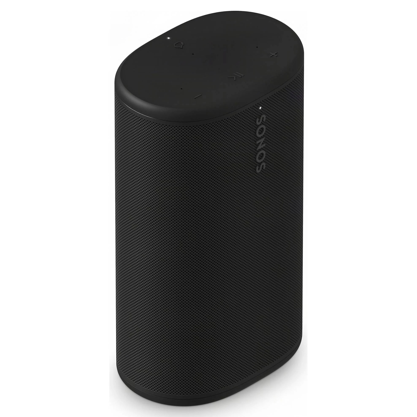 Side view of Sonos Play in black on white background