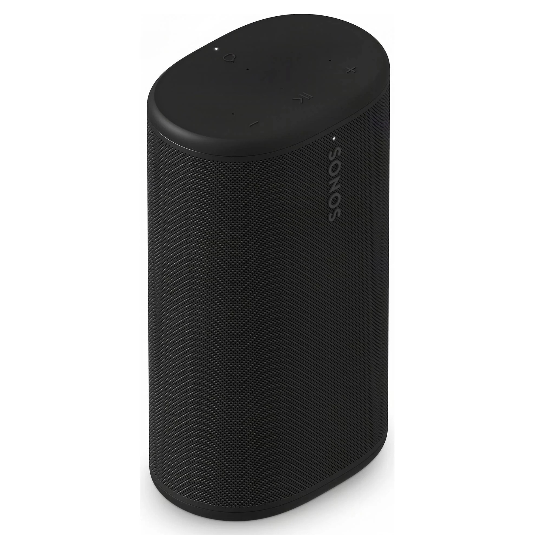 Side view of Sonos Play in black on white background