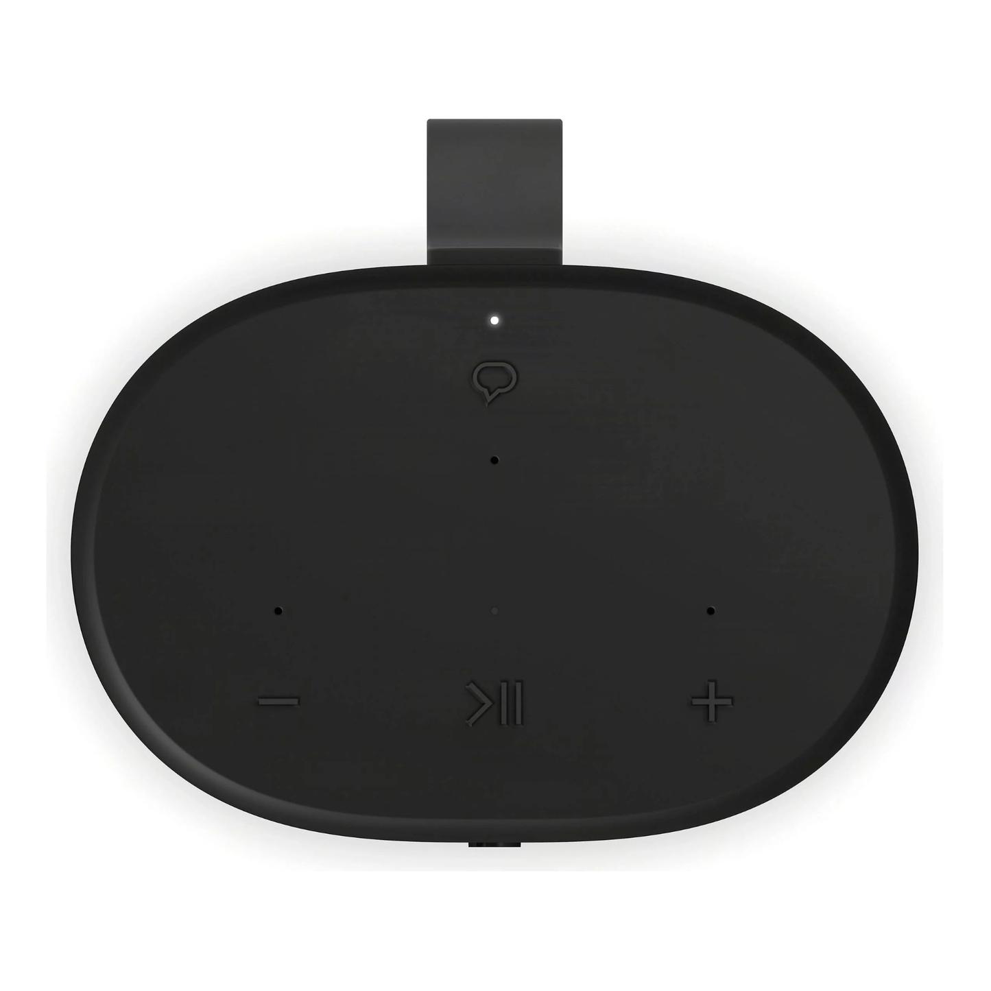 Top view of Sonos Play in black on white background