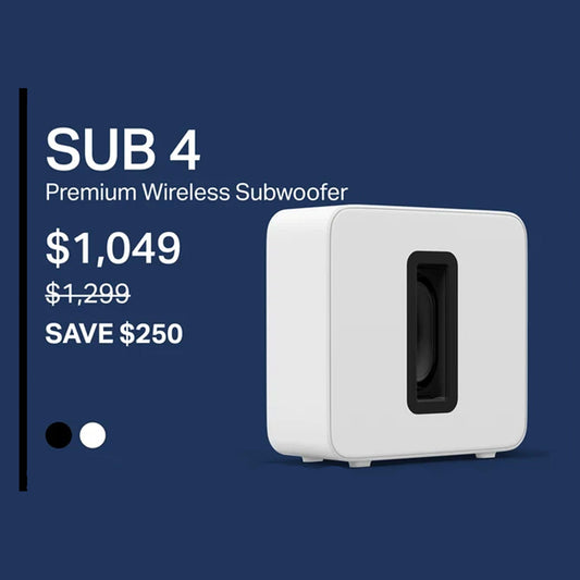Sonos Sub 4 Wireless Subwoofer