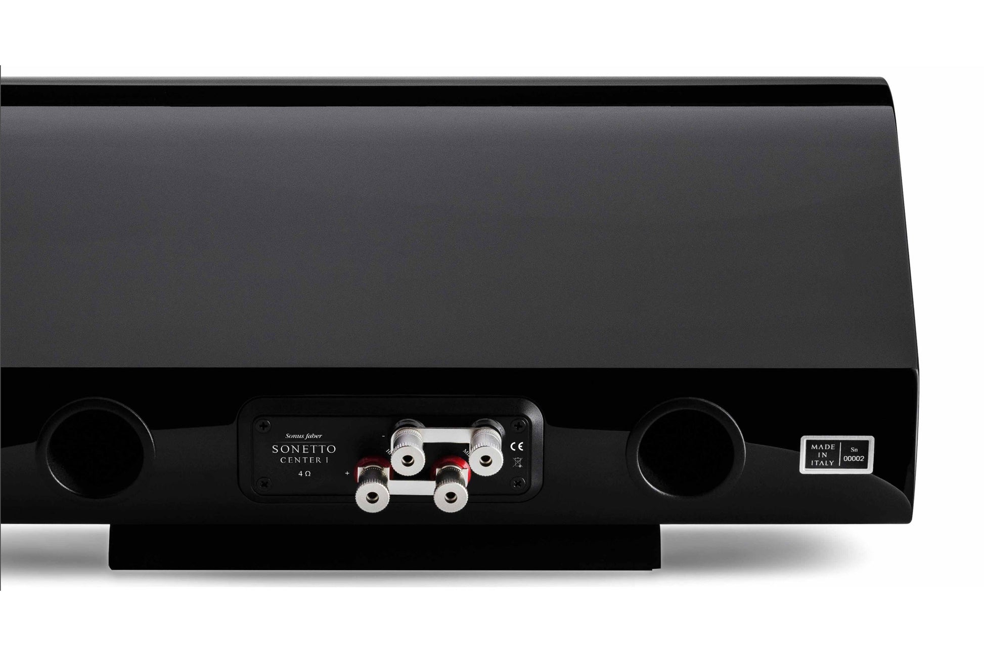 Sonus faber Sonetto Center I Centre Channel Speaker - Close up of rear view