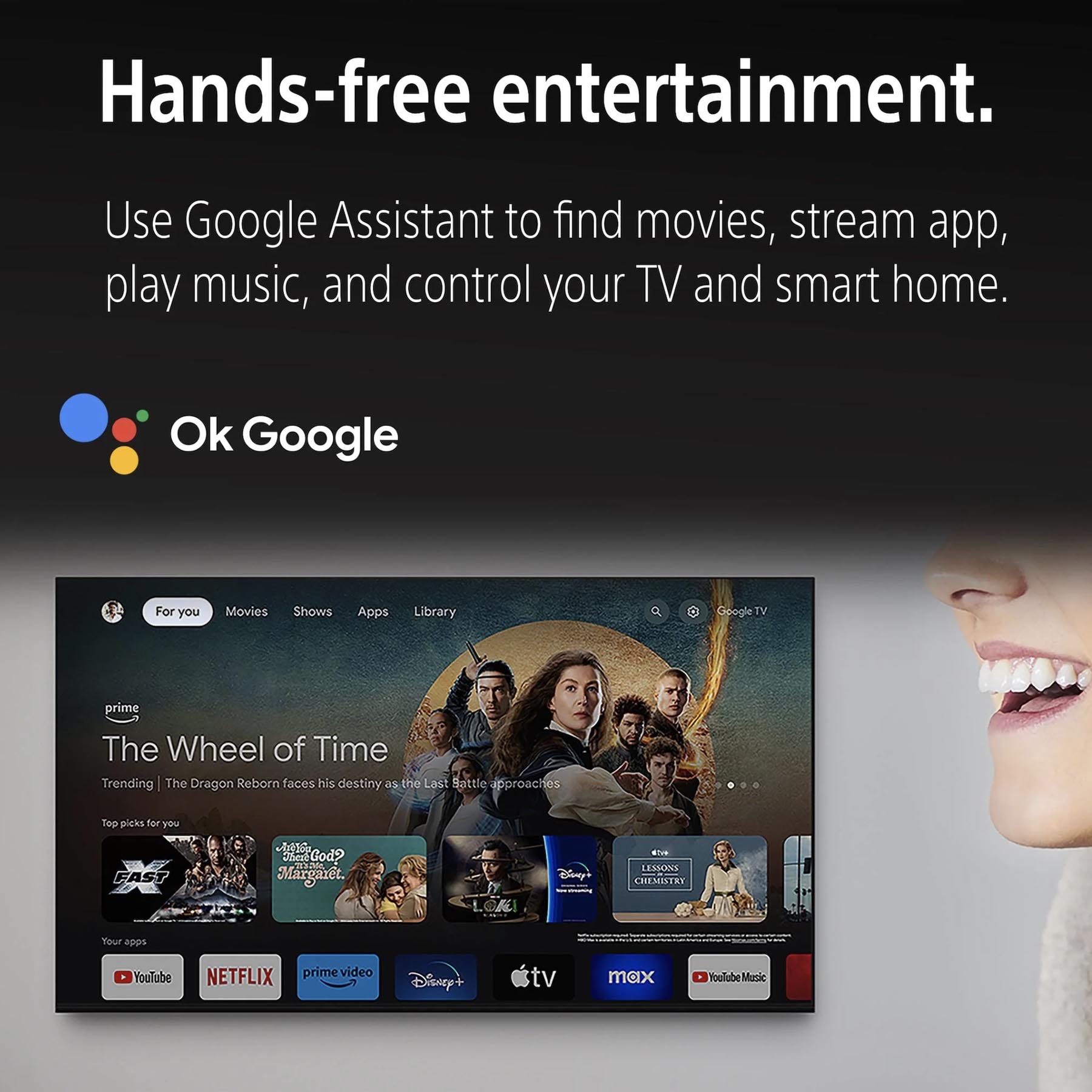 Sony 50" Bravia 3 4K Ultra HD LED Smart TV - Google Assistant