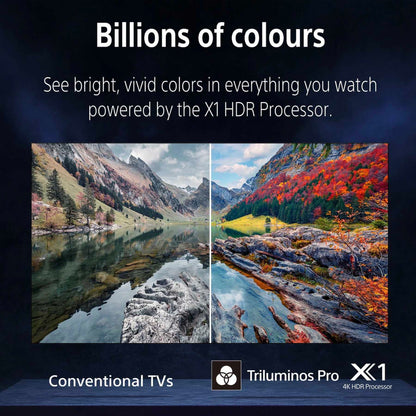 Sony 50" Bravia 3 4K Ultra HD LED Smart TV - X1 4K HDR Processor