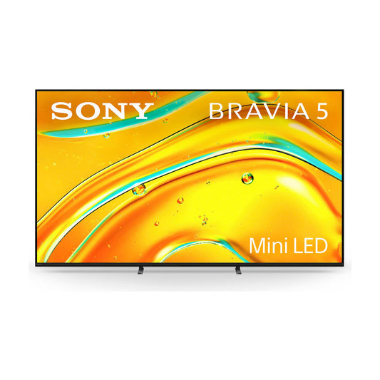 Sony 75” Bravia 5 4K Ultra HD Mini LED Smart TV - on white background