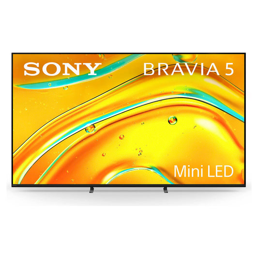 Sony 98” Bravia 5 4K Ultra HD Mini LED Smart TV on white background