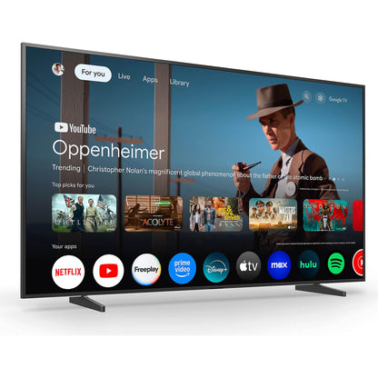 Sony 75” Bravia 5 4K Ultra HD Mini LED Smart TV - Showing apps on screen