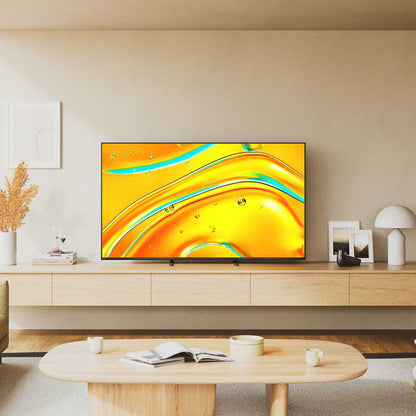 Sony 98” Bravia 5 4K Ultra HD Mini LED Smart TV - lifestyle mounted on tv unit