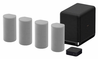 Creates A Believable Surround Sound Bubble from Just 4 Powered Dolby Atmos Equipped Speakers