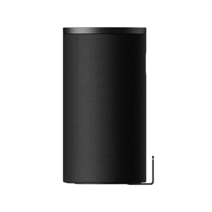 Side view of Sony SA-RS9 BRAVIA Theatre Rear 9 Wireless Rear Speaker on white background