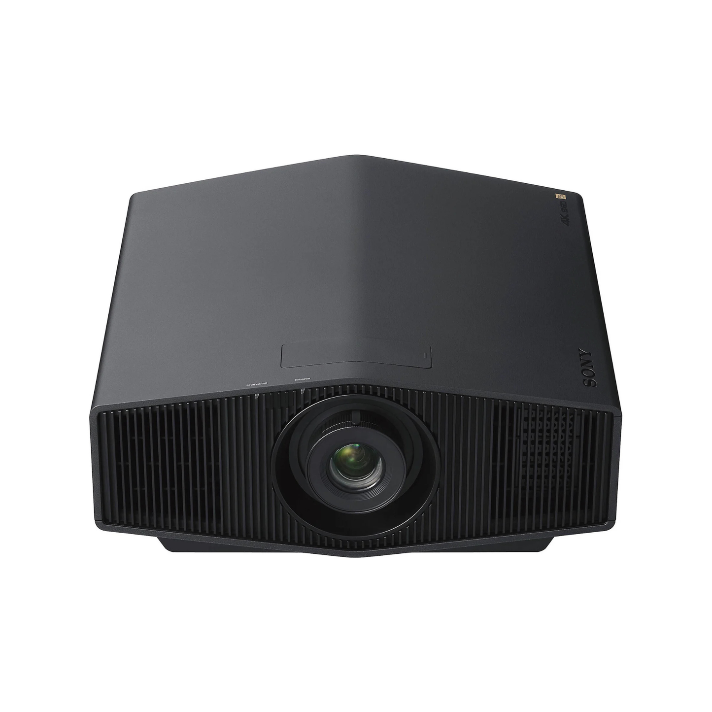 Top view of Black Sony VPL-XW5000ES 4K Laser Projector on white background