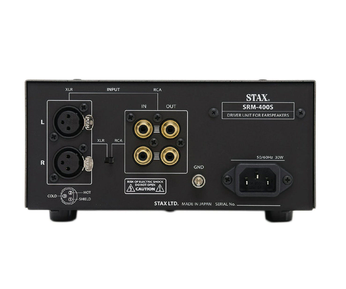 STAX SRM-400S Headphone Amplifier - Rear