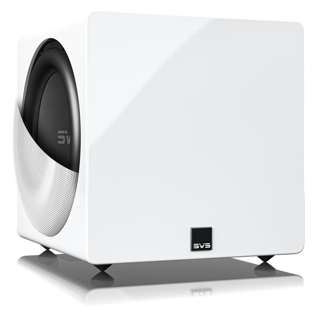 White SVS 3000 Micro R|Evolution Subwoofer on a white background