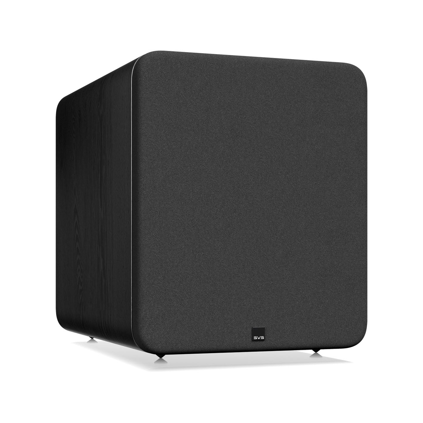 Front view of SVS PB-3000 R|Evolution Subwoofer on white background with grille on