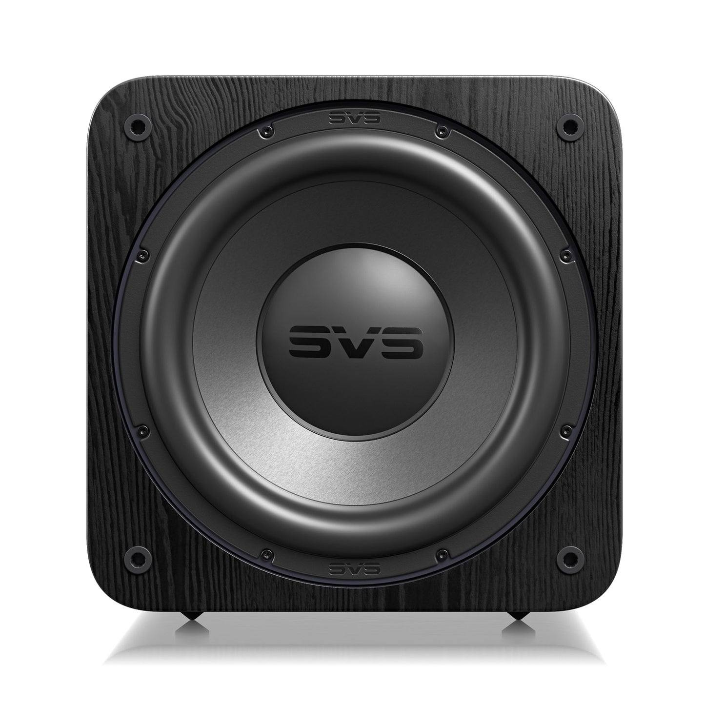 Front of SVS SB-3000 R|Evolution Subwoofer in black ash