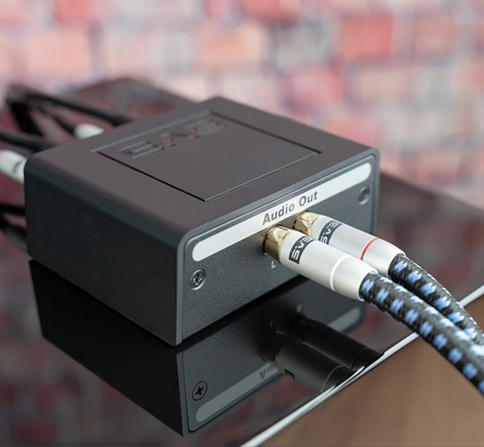 SVS SoundPath Speaker Level Subwoofer Adapter with cables connected