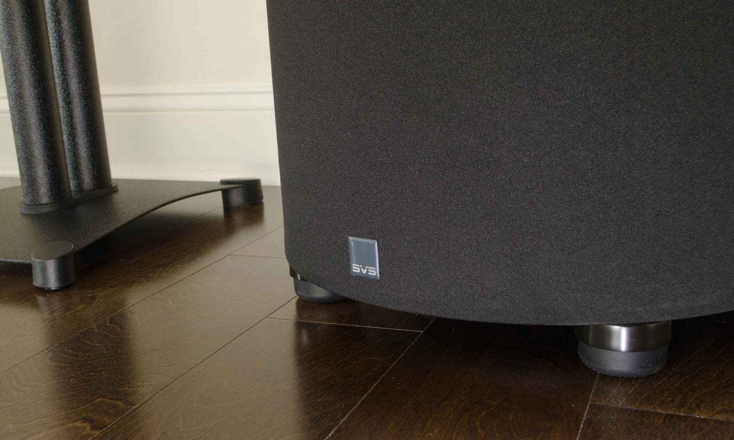 SVS SoundPath Subwoofer Isolation System (4 Pack) - Shown on Subwoofer