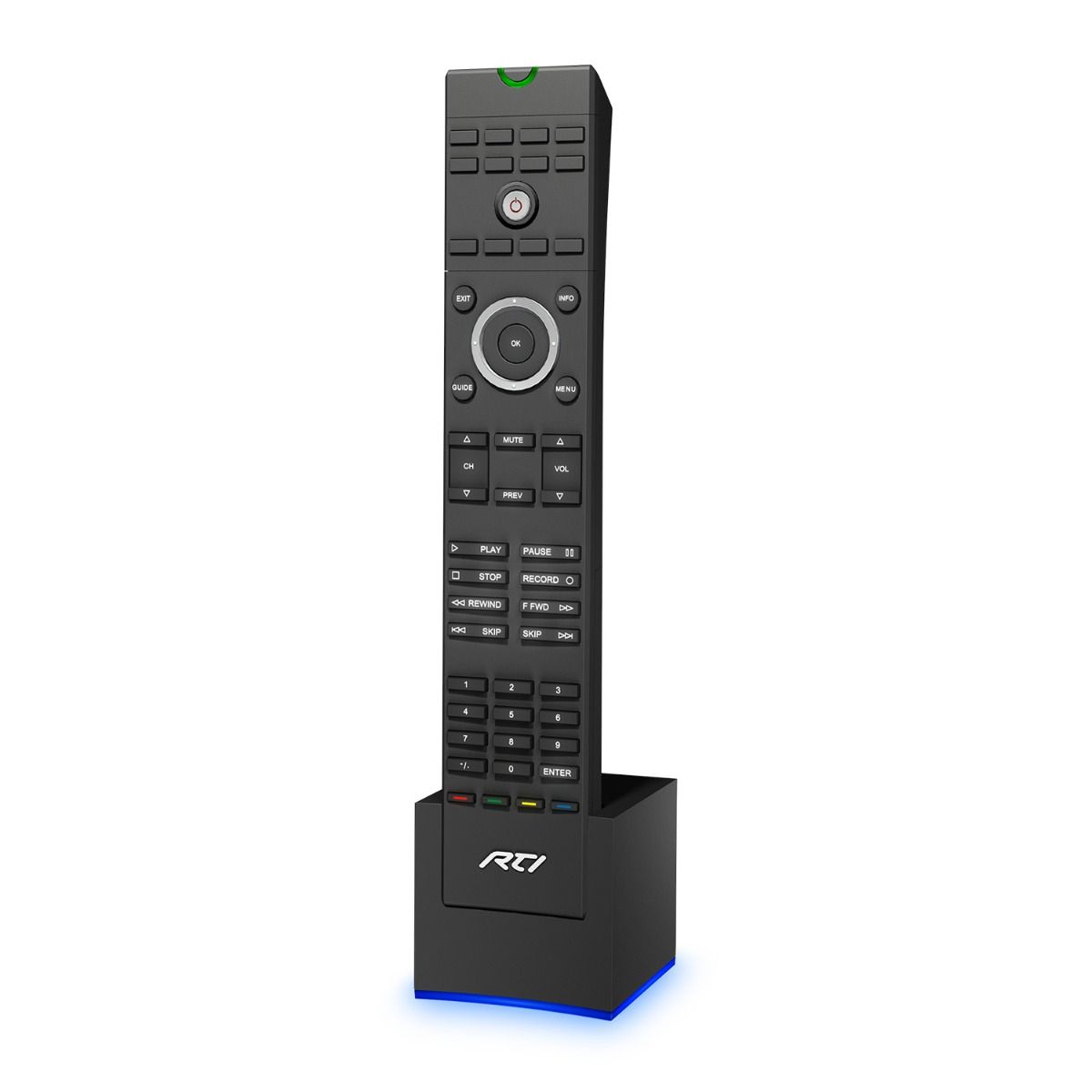 RTI T1-B+ Remote Control in charging cradle